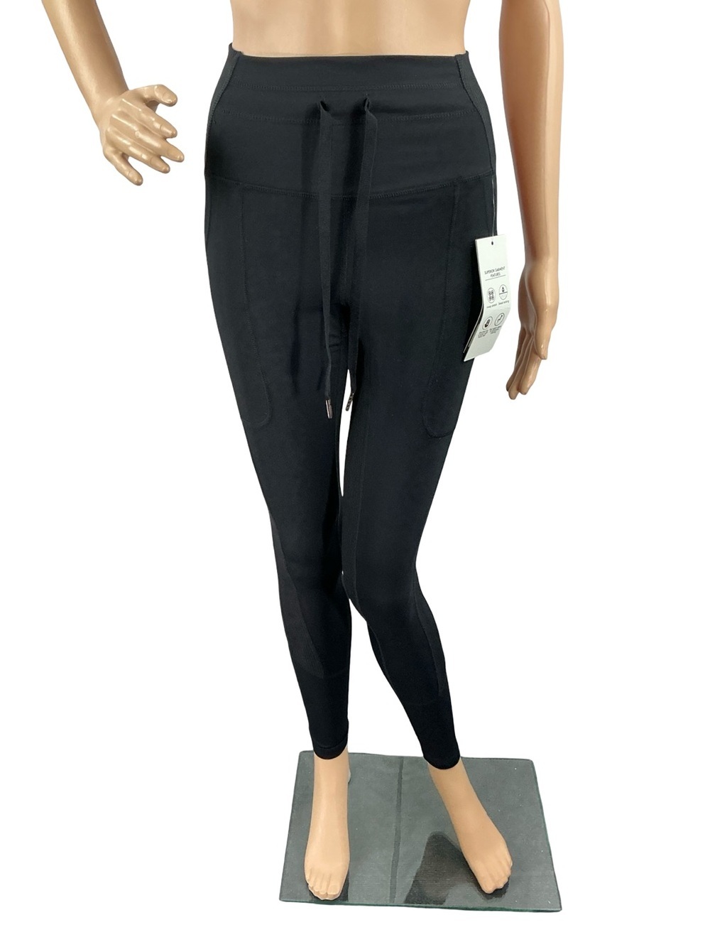 Glyder High Rise Street Legging Black Utility Athleisure Size S